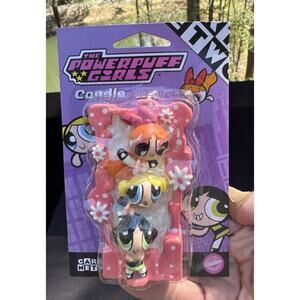 Vintage Cartoon Network Brand New Wilton The Powerpuff Girls Candle #2811-9902